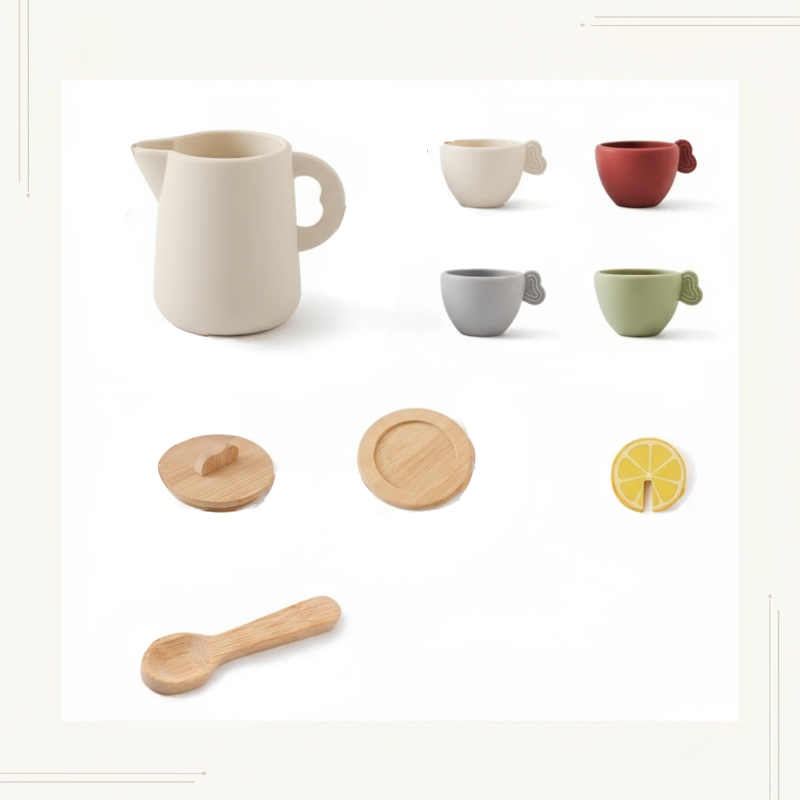 Woods – Fun & Interactive – Wooden Tea Set for Children