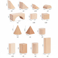 Thumbnail for BlockyFun – Creative & Educational – 100-Piece Wooden Building Blocks Set