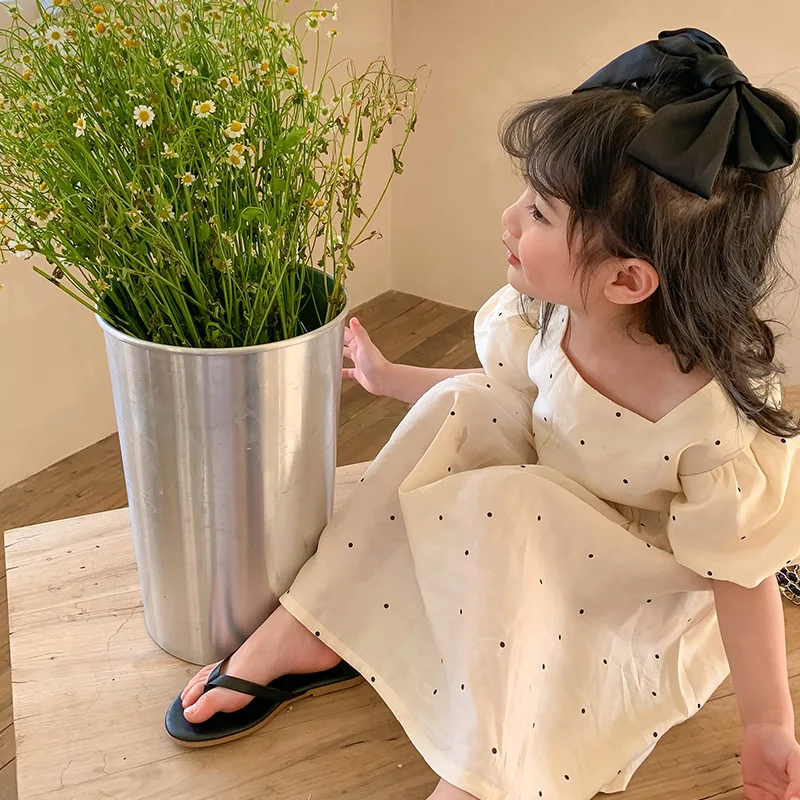 LittleTwinkle – Soft & Comfortable – Children's Dress with Double Bows