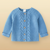 Thumbnail for CozyCub – Comfortable & Stylish – Knitted Children's Cardigan Sweater