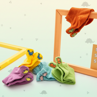 Thumbnail for PlayfulToes – Colorful & Soft – Low-Cut Kids' Socks (Set of 5)