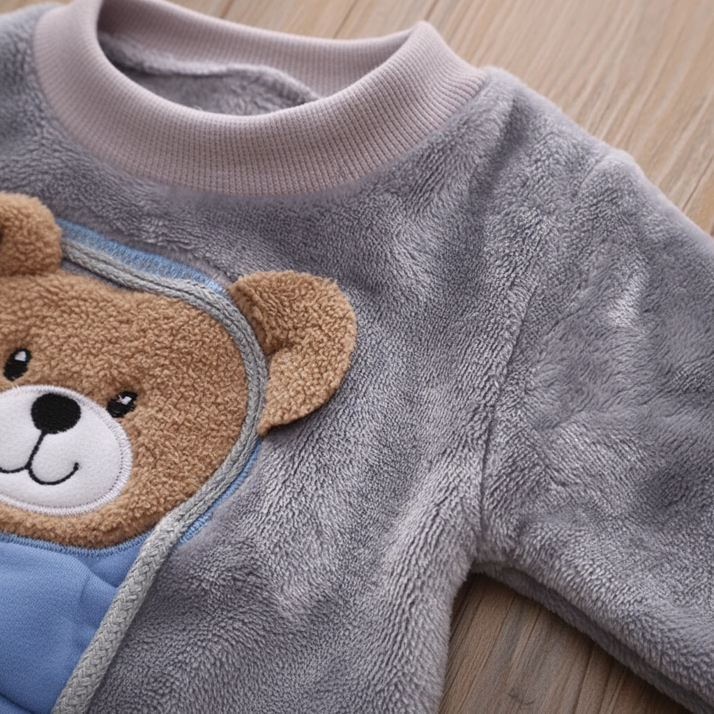CozyBear – Warm & Soft – Kids' Track Suit with Bear Print