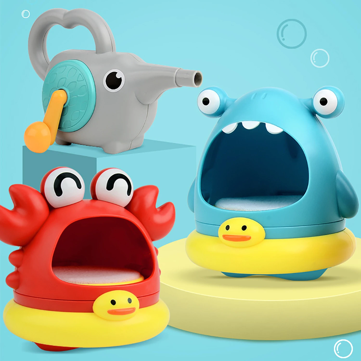 BubblePlay – Educational & Fun – Crab Bubble Bath Toy