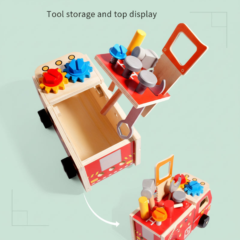 BuildRescue – Educational & Creative – Wooden Fire Truck