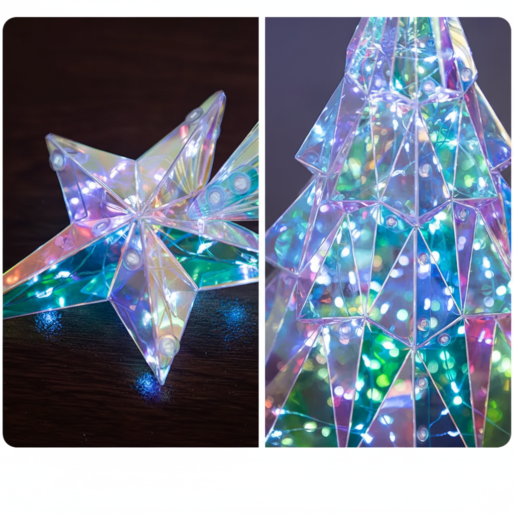 CrystalGlow – Festive & Charming – Decorative LED Christmas Tree