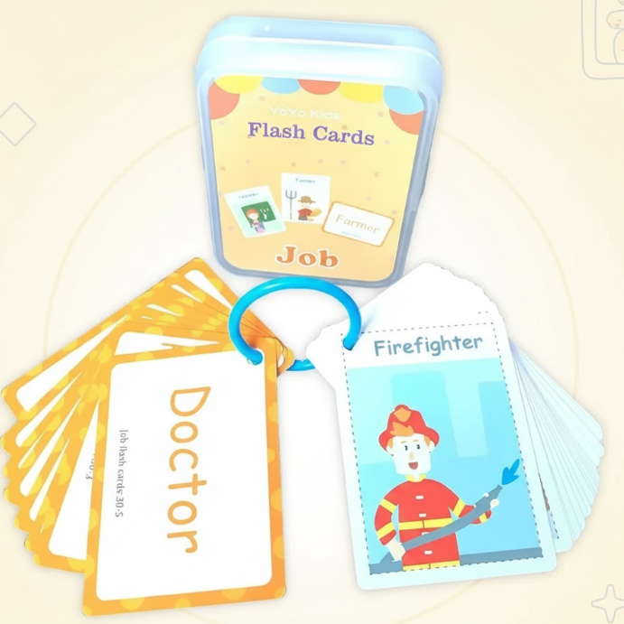 SmartyCards – Cheerful & Language-rich – Educational Word Cards (English)