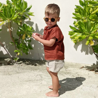 Thumbnail for LittleClassic – Elegant & Comfortable – Boys' Linen Shirt with Button Detail