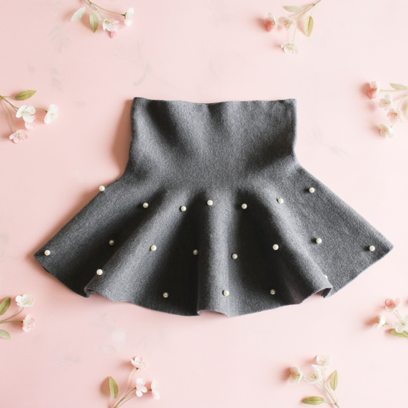 Girls Knitted Skirt – Comfort & Style – Girls' Skirt