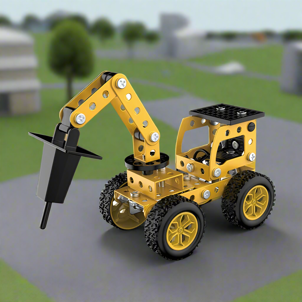 MetalBuild – Cool & Educational – Construction Vehicle Set