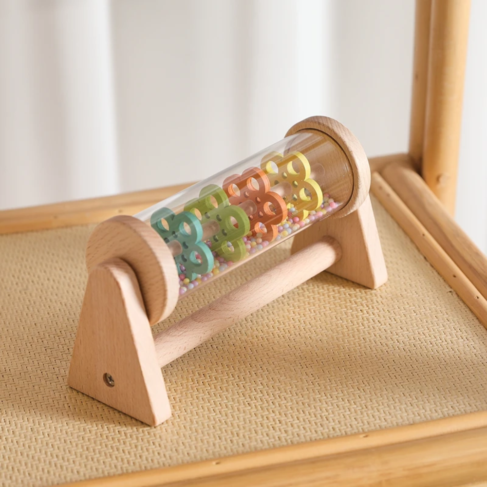 TinyMelody – Soothing & Educational – Wooden Musical Toy with Rain Sound