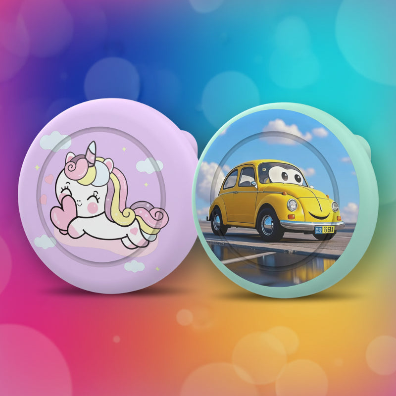 HiddenDot – Smart & Secure – Brooch AirTag Case