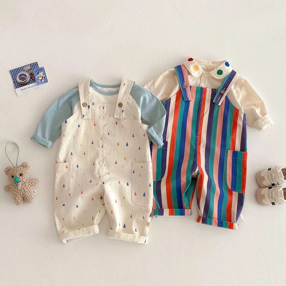 TinyStyle – Playful & Comfortable – Children's Overalls with Print