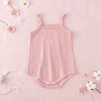 Thumbnail for Summer Bodysuit – Lightweight & Comfortable – Knitted Baby Romper