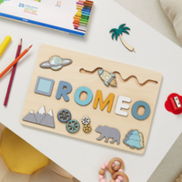 Thumbnail for Woods - Your own name tag! - Name jigsaw puzzle