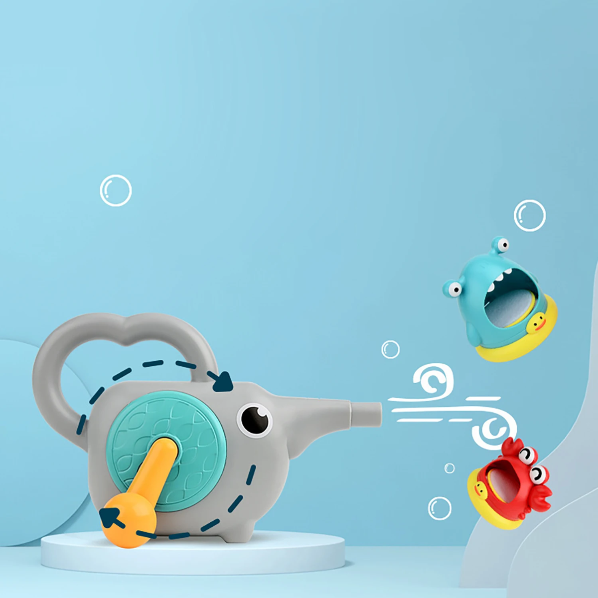 BubblePlay – Educational & Fun – Crab Bubble Bath Toy