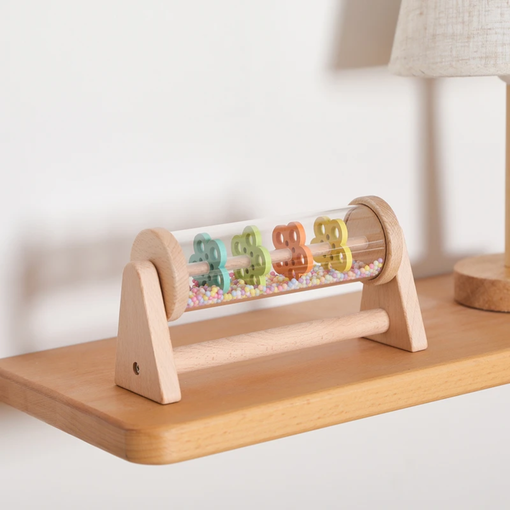 TinyMelody – Soothing & Educational – Wooden Musical Toy with Rain Sound