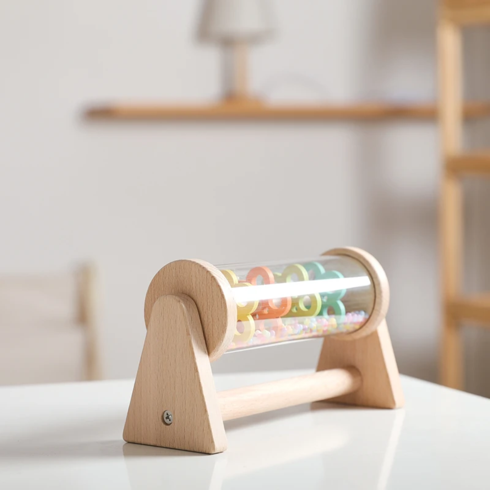 TinyMelody – Soothing & Educational – Wooden Musical Toy with Rain Sound