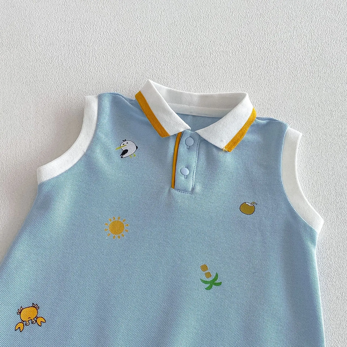 SunnyBaby – Comfortable & Cute – Polo Romper for Babies