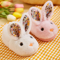 Thumbnail for BunnyToes – Soft & Warm – Plush Rabbit Slippers