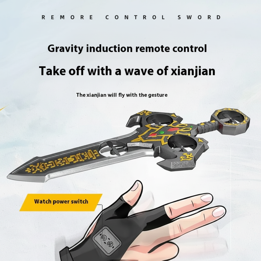 AirBlade – Fun & Interactive – RC Flying Toy with Sword Design