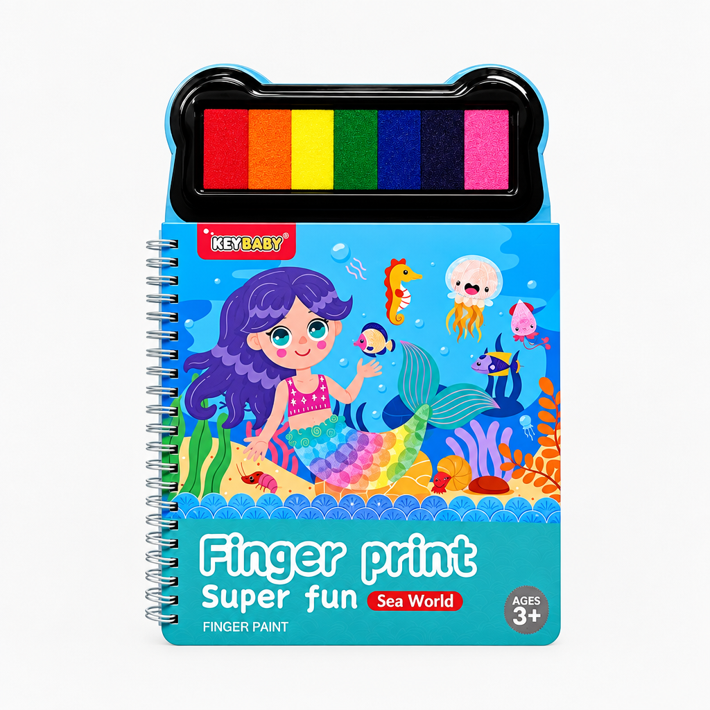 FingerArt – Creative & Colorful – Finger Paint Book for Children