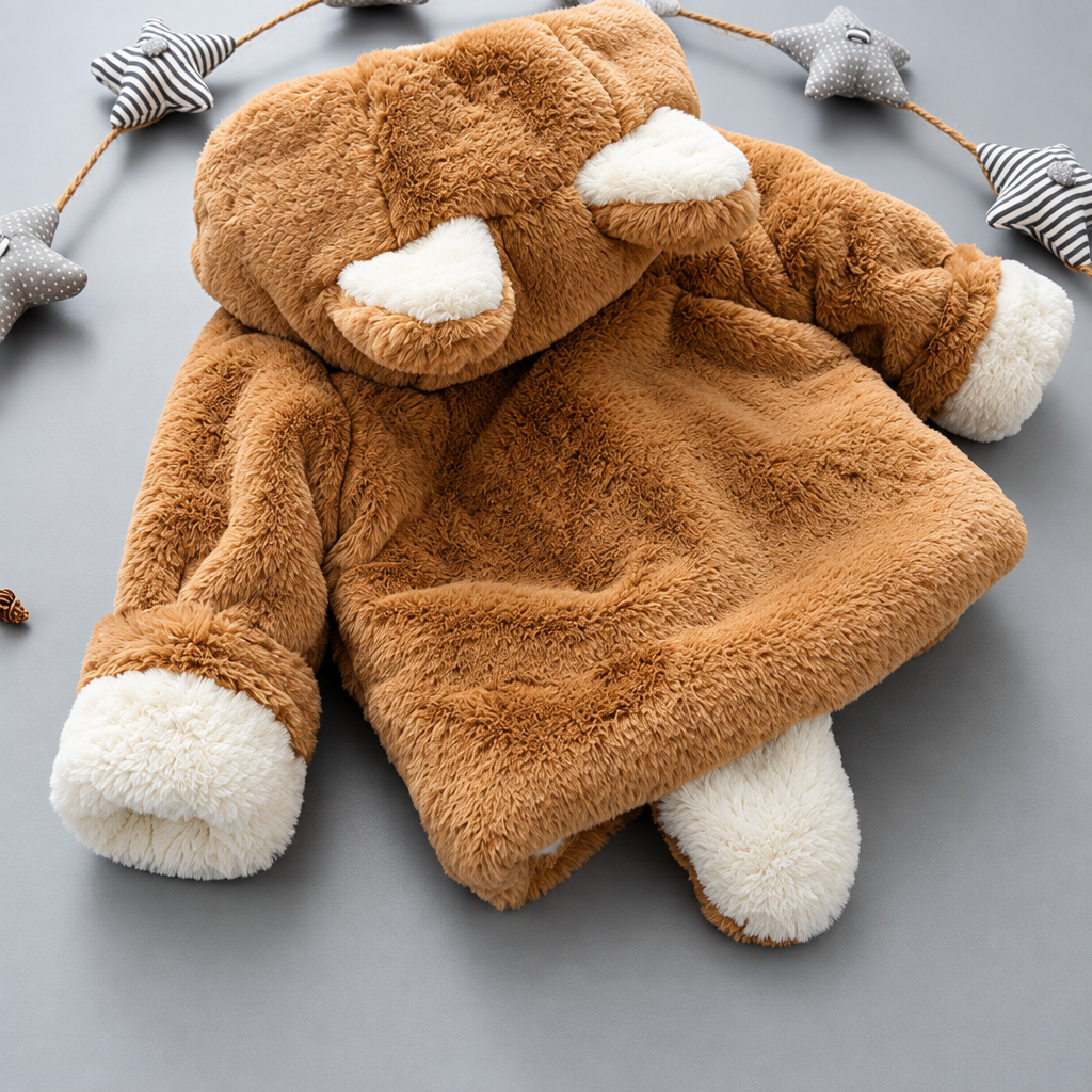 CozyPrincess – Warm & Soft – Plush Girls' Jacket with Hood