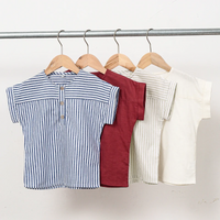 Thumbnail for LittleClassic – Elegant & Comfortable – Boys' Linen Shirt with Button Detail