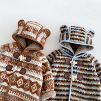 Thumbnail for LittleWarm – Cozy & Stylish – Winter Coat with Fair Isle Pattern
