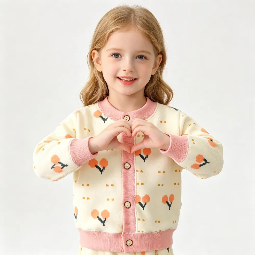 CozyCardi – Soft & Warm – Knitted Cardigan with Cute Prints
