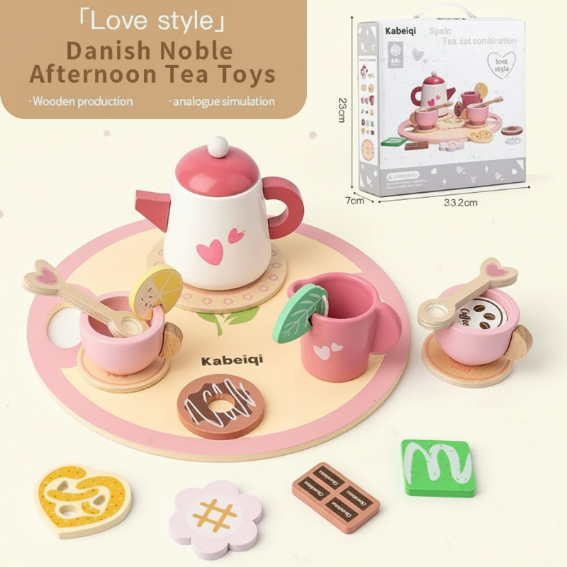 Woods – Simple & Charming – Wooden Tea Set for Children