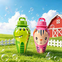 Thumbnail for BubblePals – Cheerful & Playful – Spill-Proof Mini Bubble Blower with Animal Design