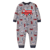 Thumbnail for WarmBuddy – Cute & Soft – Fleece Baby Jumpsuit with Cartoon Print
