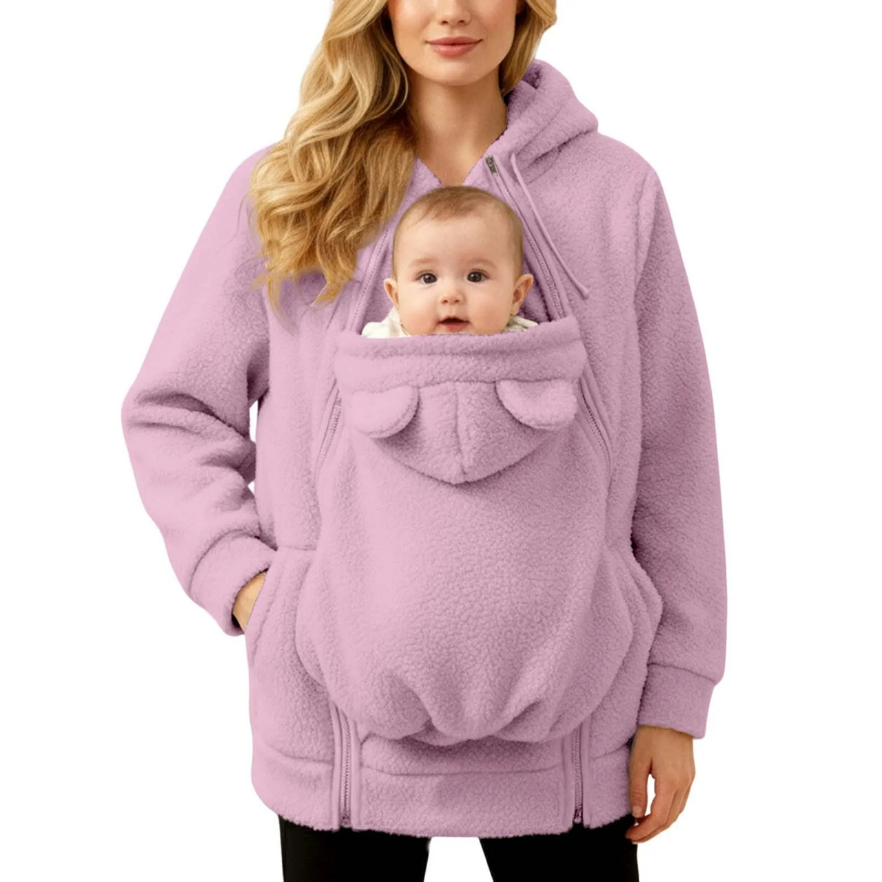 MamaNest – Warm & Practical – 2-in-1 Carrier Jacket for Mom and Baby