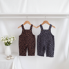 LeopardChic – Trendy & Comfortable – Girls' Overalls with Leopard Print