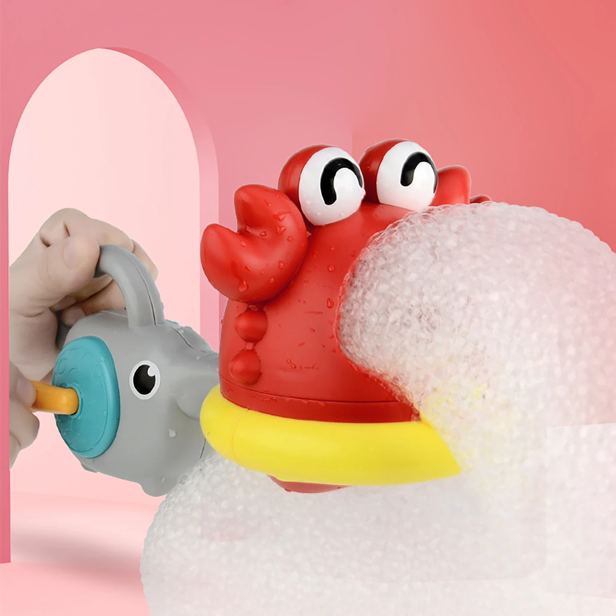 BubblePlay – Educational & Fun – Crab Bubble Bath Toy