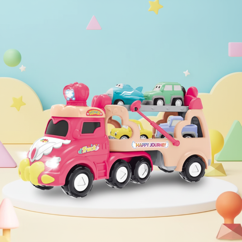 DinoDrive – Creative & Adventurous – 5-in-1 Truck Play Set