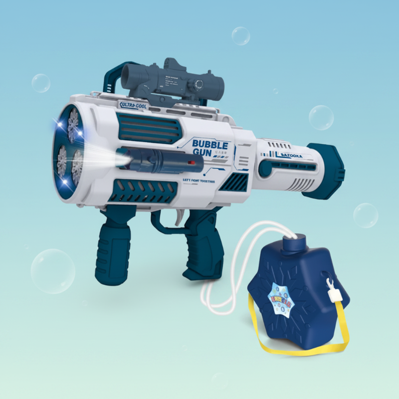 Light Up Bubble Gun – Play & Music – Bubble Blower