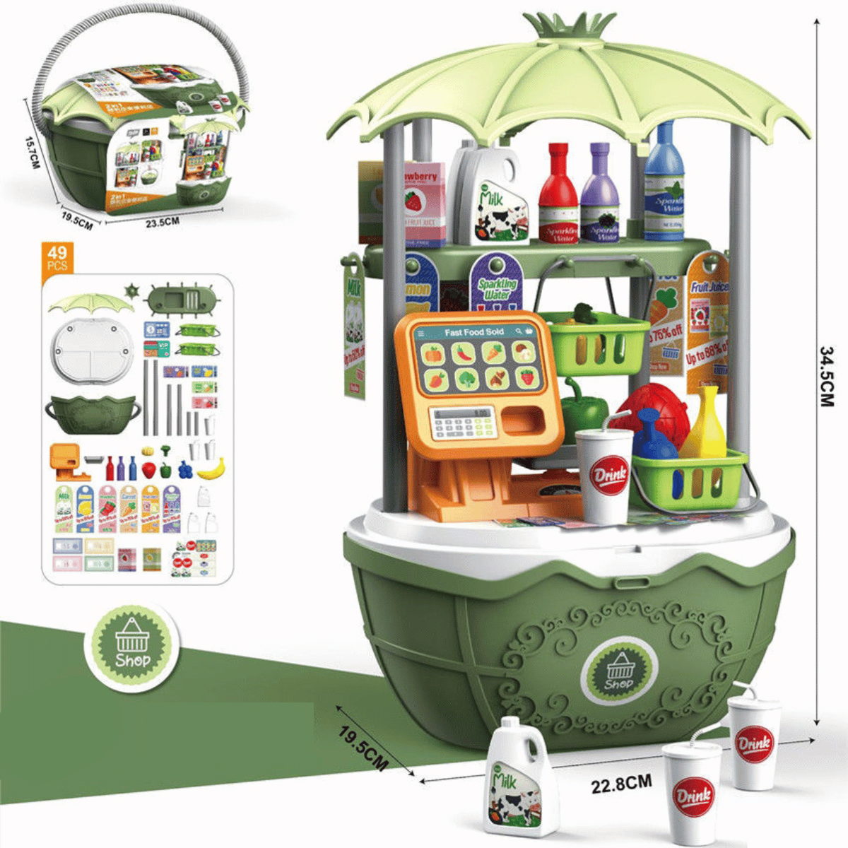 Candy Cart™ – Interactive Play Cart in Various Themes