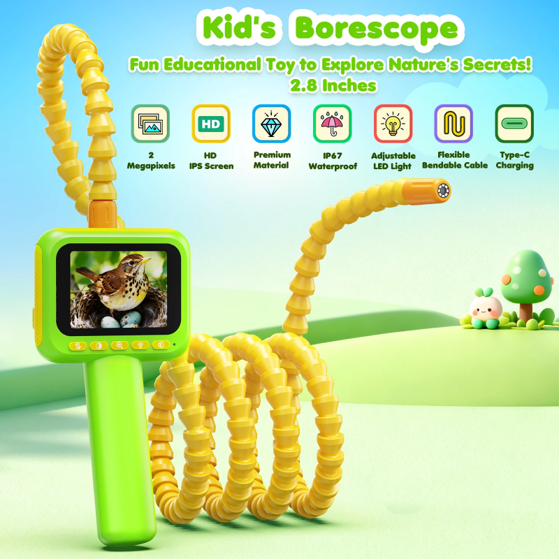 JuniorExplorer – Educational & Exploratory – Borescope Camera for Kids