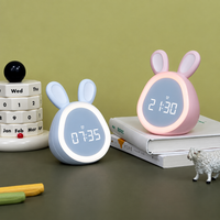 Thumbnail for BunnyGlow – Cute & Practical – Digital Kids' Alarm Clock with Night Light