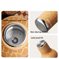 Thumbnail for AnimalSip – Cute & Practical – Children's Stainless Steel Thermos Bottle with Animal Print
