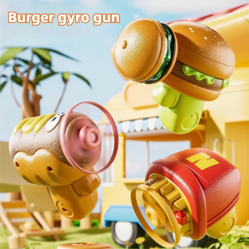 Flying Disk Toy – Creative & Active – Gyro Gun