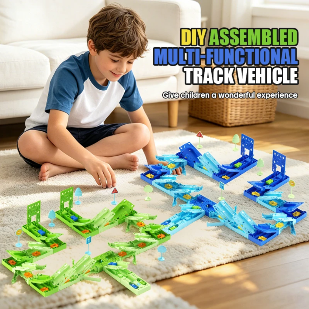 GravityRacer – Educational & Fun – DIY Vehicle Track Set