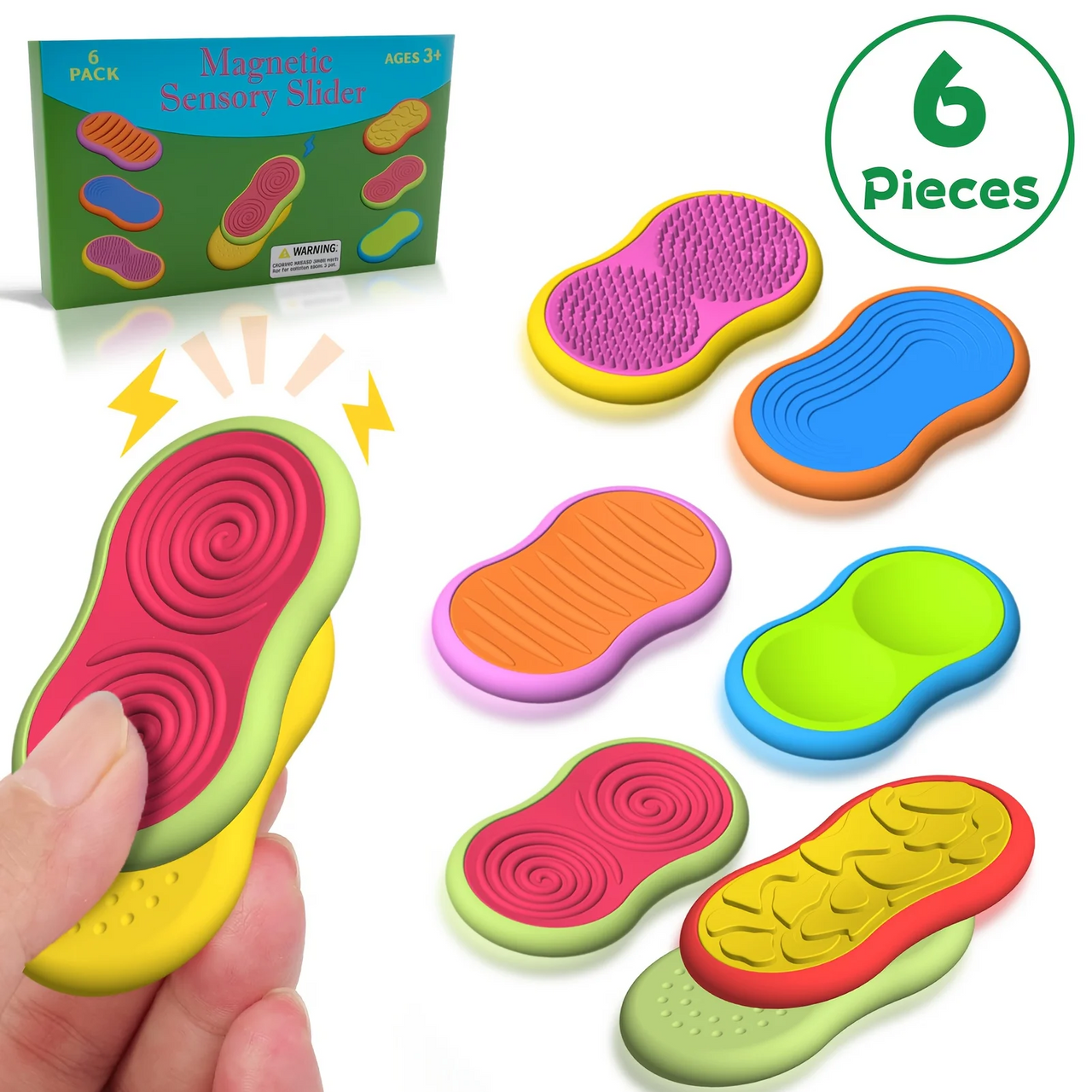 SensorySlide – Soothing & Interactive – Magnetic Fidget Toys