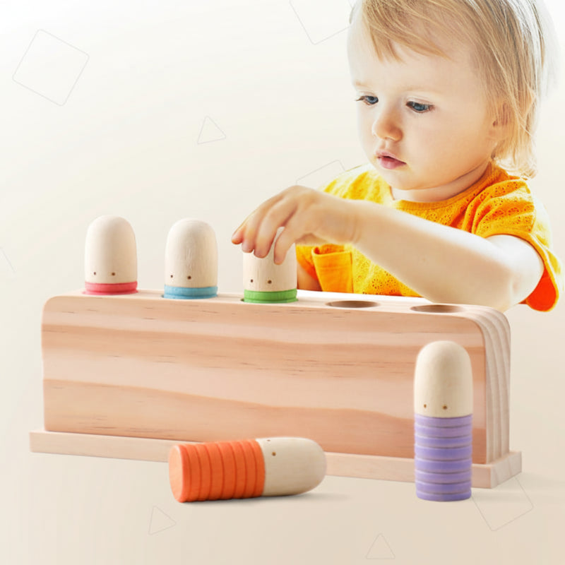 Color Spring – Playing & Developing – Sensory Wooden Baby Toys