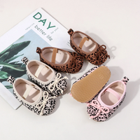 Thumbnail for TinyStyle – Cute & Elegant – Baby Girls' Shoes with Leopard Print