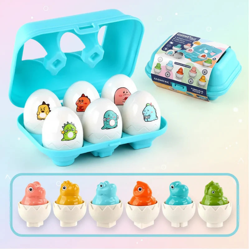 Montessori 3D Eggs Puzzle – Fun for Easter - Egg Sorting Game