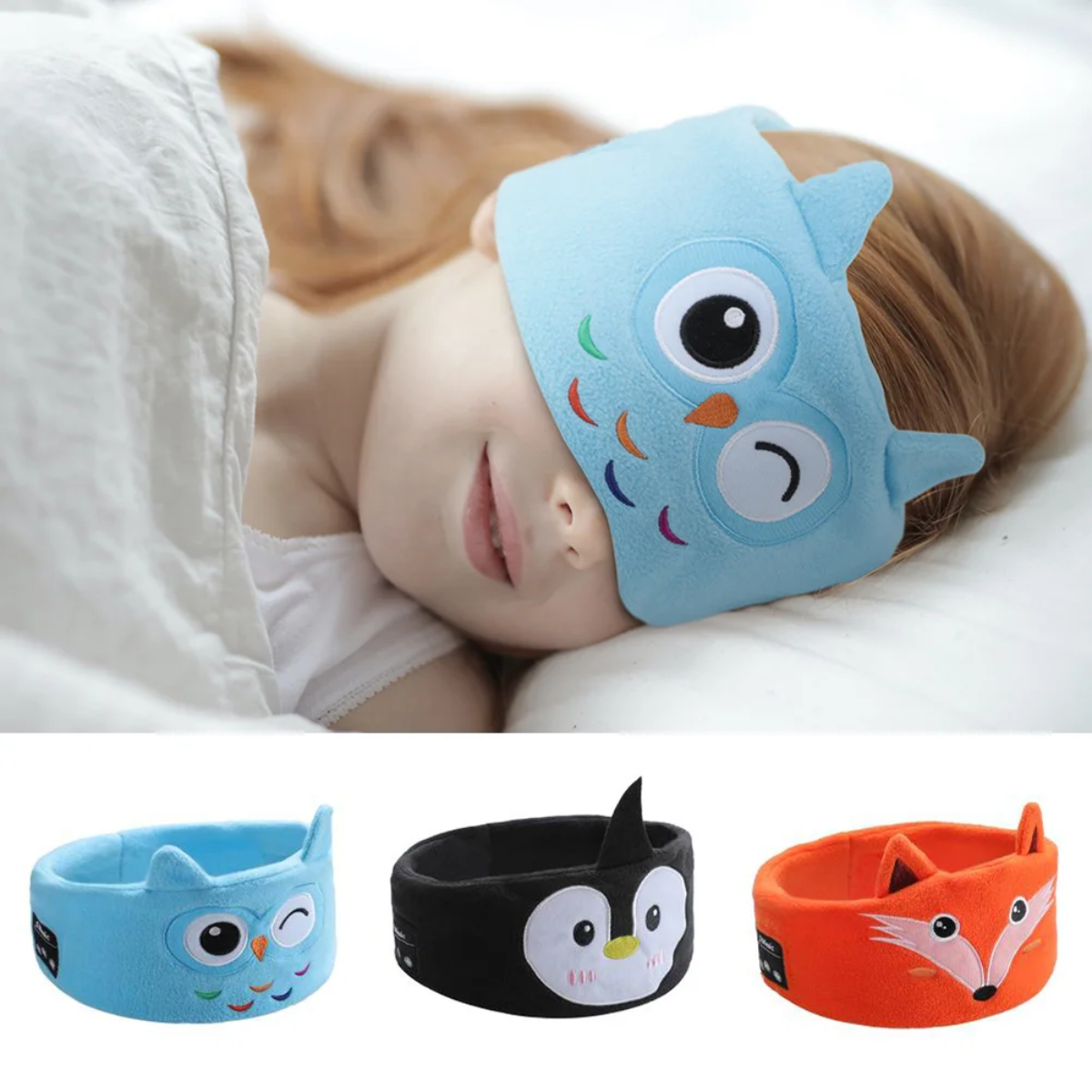 SilentRhythm – Musical Sleep Mask & Animals – Wireless Eye Mask with Bluetooth