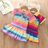 Thumbnail for RainbowBabe – Fresh & Colorful – Kids' Polo Dress