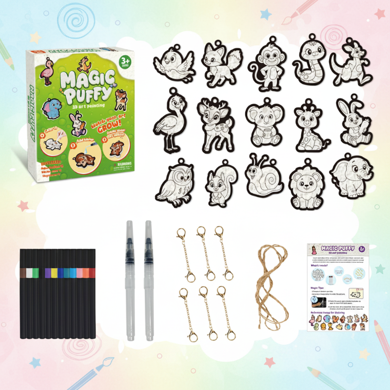Magic Puff Paint – Creative & Interactive – Craft Kit with Magical Foam Texture